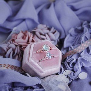 Natural Blue London Topaz Stone Ring in 925 Sterling Silver for Her